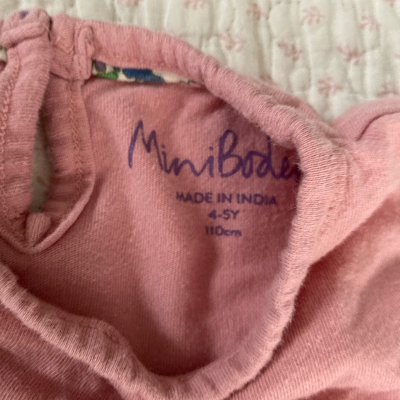 Mini Boden Pink Hedgehog Kids Dress - Picture 3 of 7